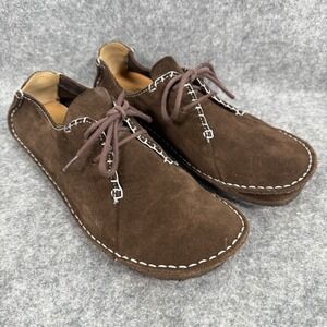 Clarks Originals Faraway Field Moccasin Shoe Womens 9.5 Brown Suede Cottagecore